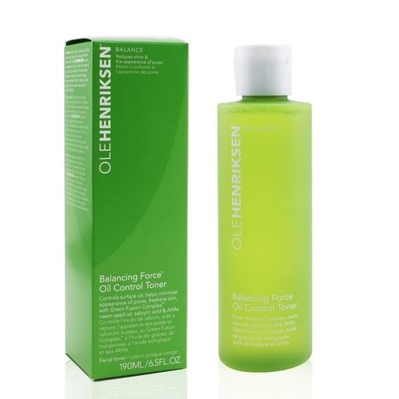 OLE HENRIKSEN BALANCING FORCE OIL CONTROL TONER 6.5oz NEW - Picture 2 of 4